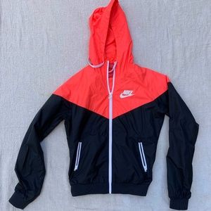 Pink and Black Nike Windbreaker